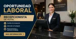Lee más sobre el artículo Recepcionista de Hotel