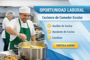 Lee más sobre el artículo Cocinero de Comedor Escolar