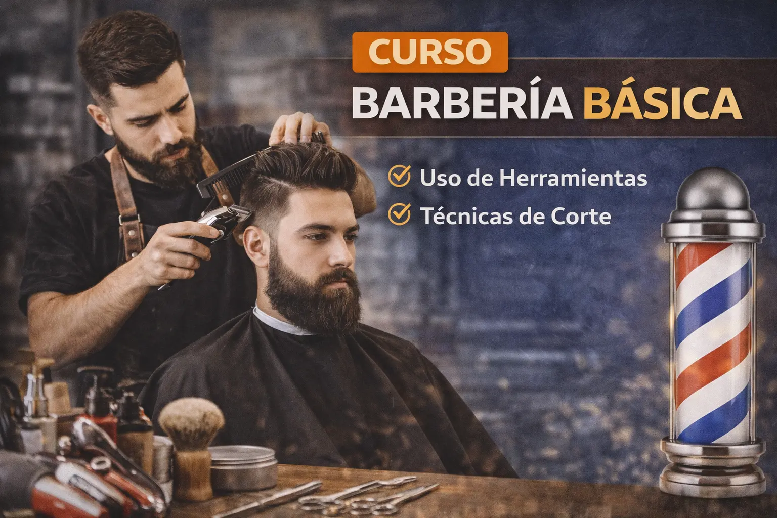 Lee más sobre el artículo Curso Barbería Básica