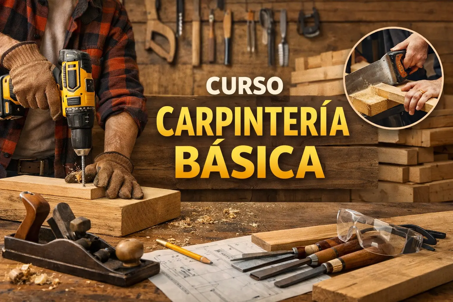 Lee más sobre el artículo Curso Carpintería Básica