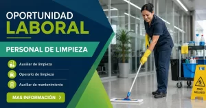 Lee más sobre el artículo Personal de Limpieza