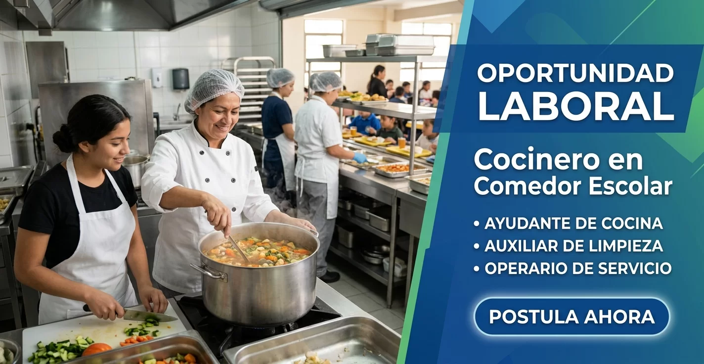 Lee más sobre el artículo Cocinero en Comedor Escolar