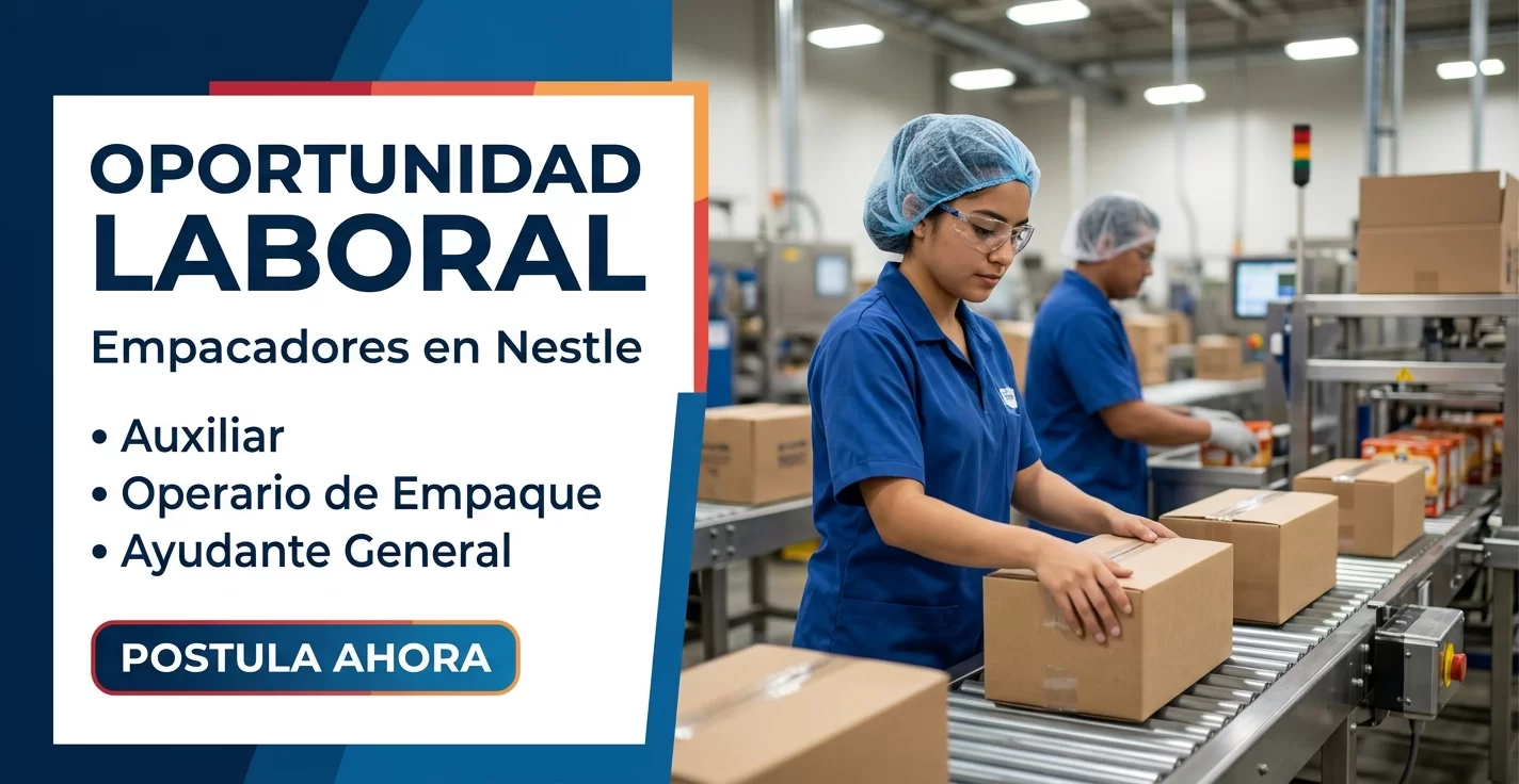 Lee más sobre el artículo Empacadores en Nestle