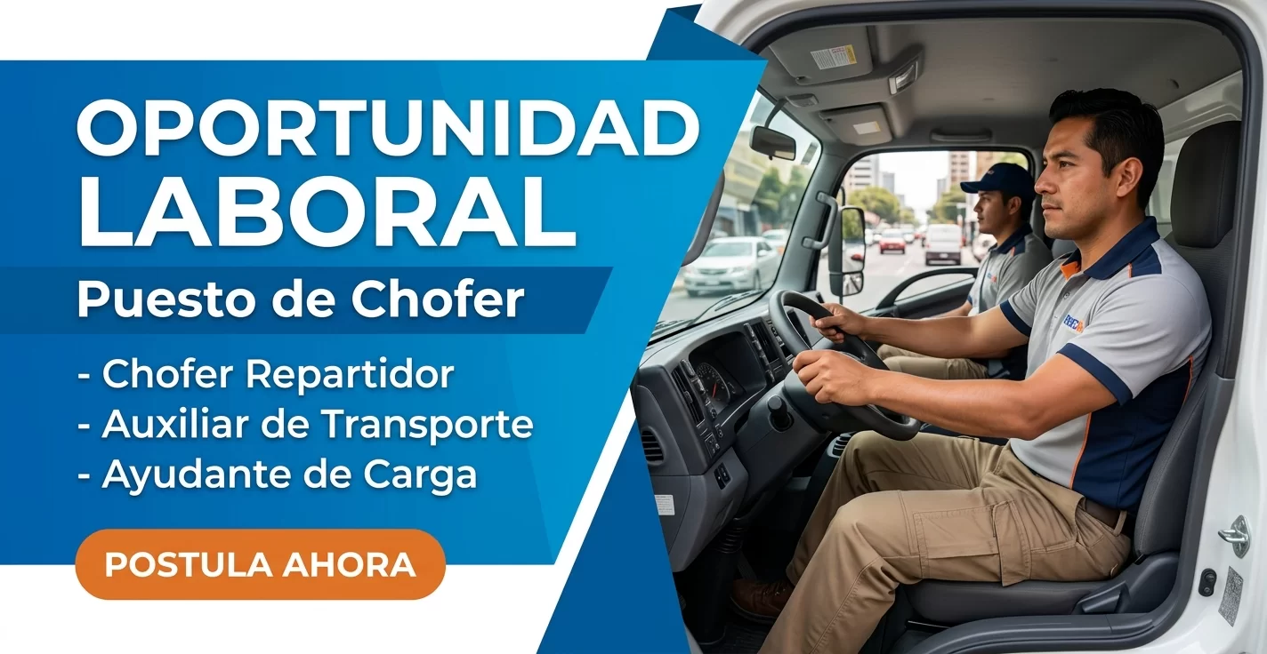 Lee más sobre el artículo Trabajo de Chofer: Vacantes, Requisitos y Sueldo