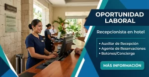 Lee más sobre el artículo Recepcionista en hotel